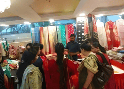 Art and craft corner highlighting Indian handmade products